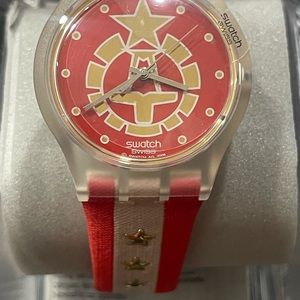 NWT Georgi Koskov 007 Villain Collection Watch by Swatch Model SUJK139